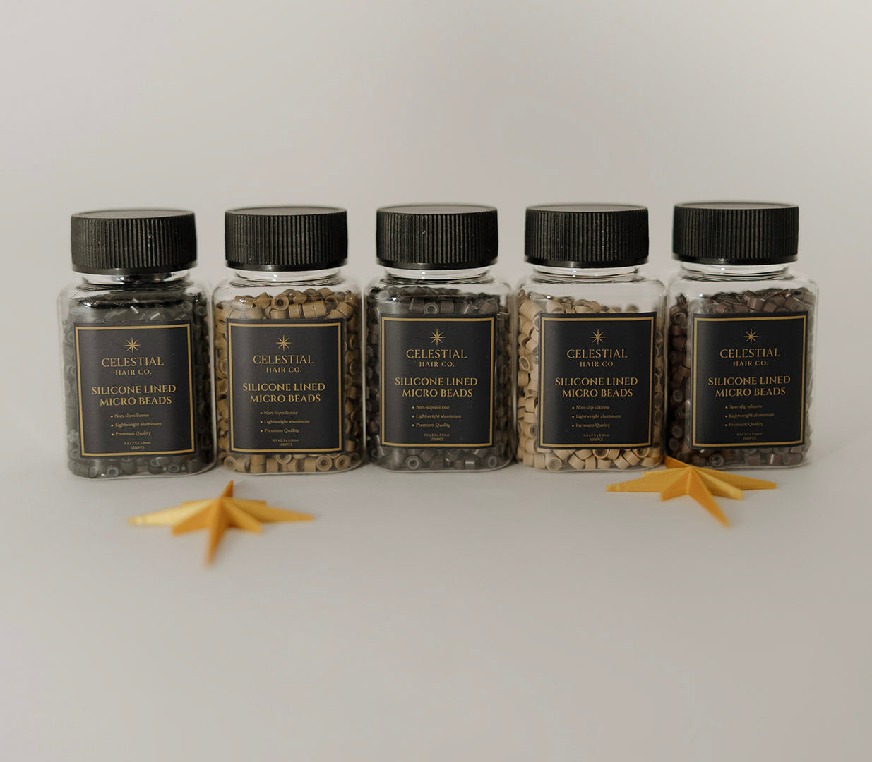 Celestial Silicone-Lined Micro Bead