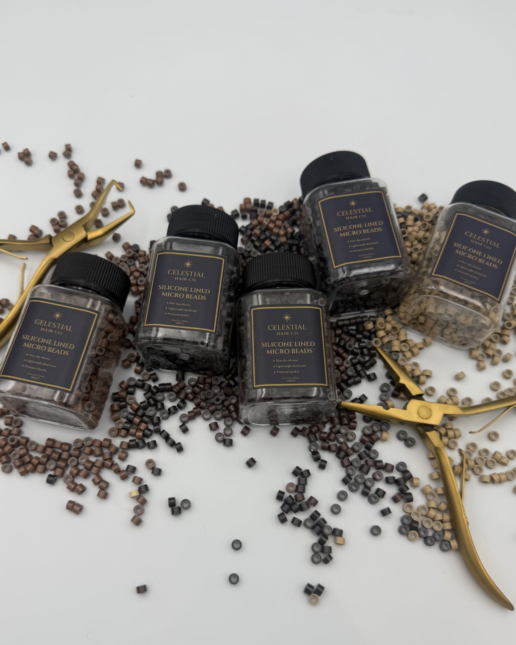 Celestial Silicone-Lined Micro Bead