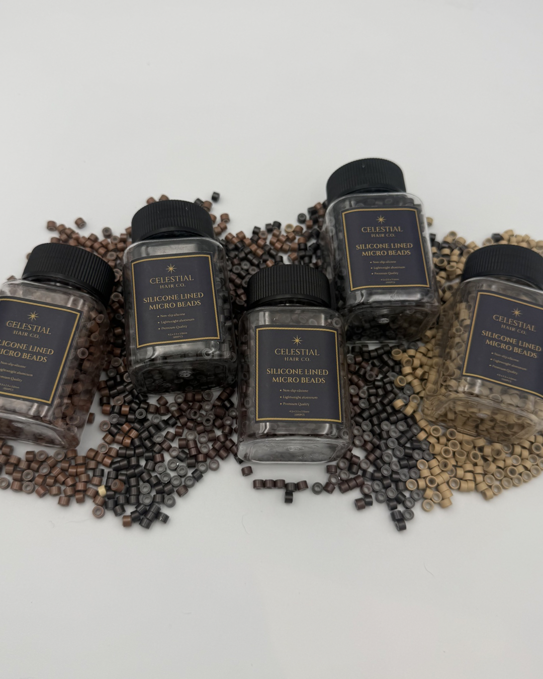 Celestial Silicone-Lined Micro Bead