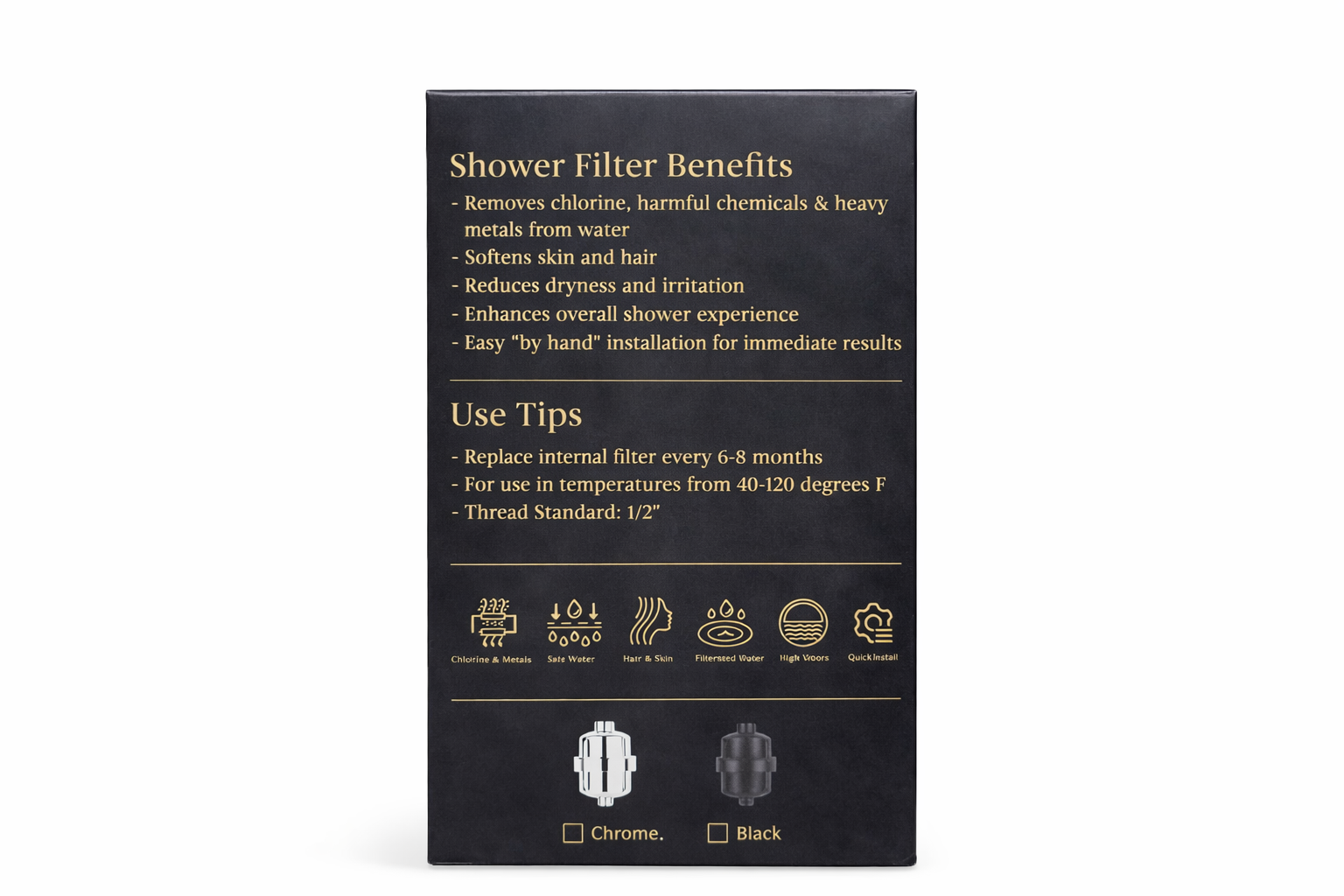 Celestial Luxury Shower Filters