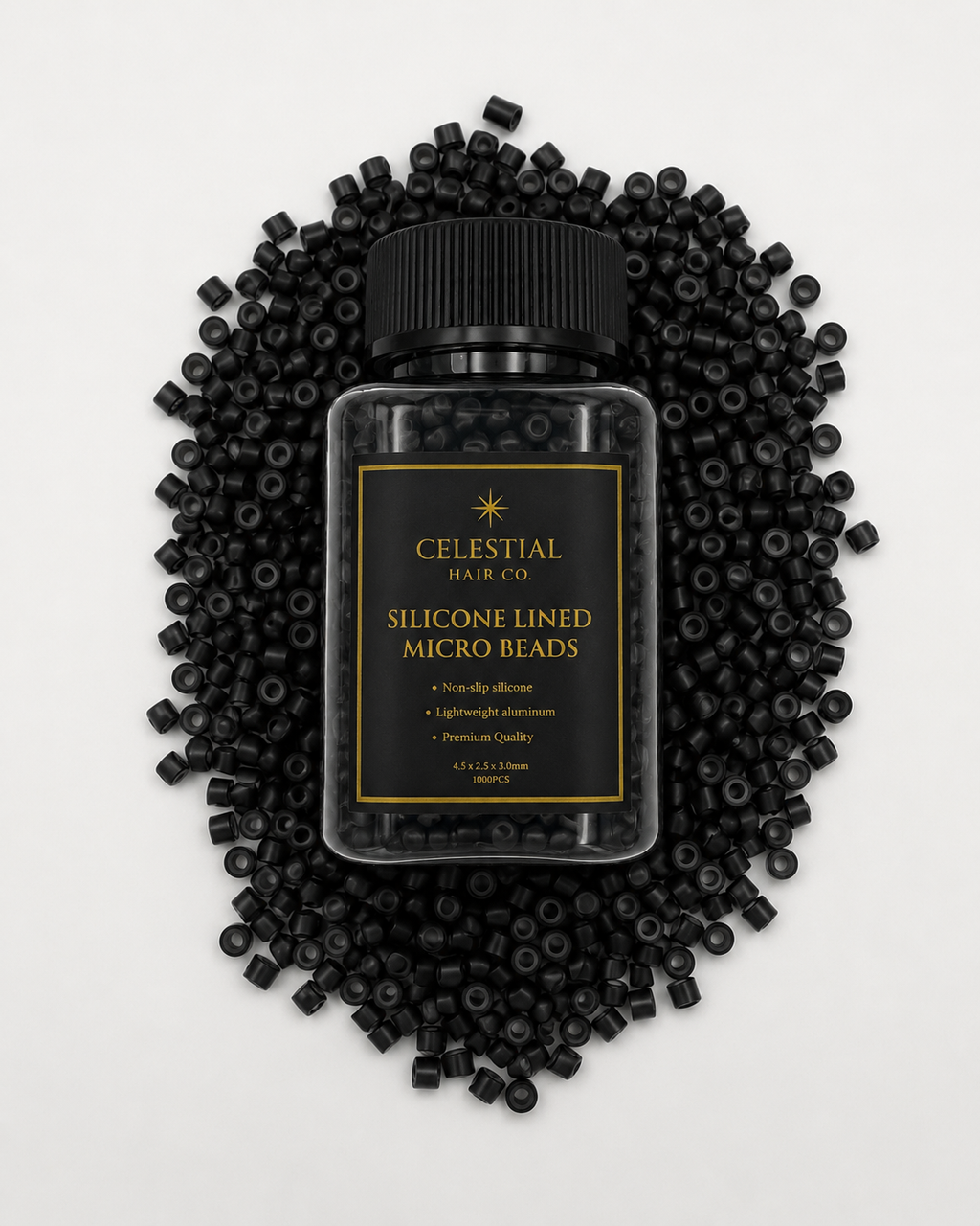 Celestial Silicone-Lined Micro Bead