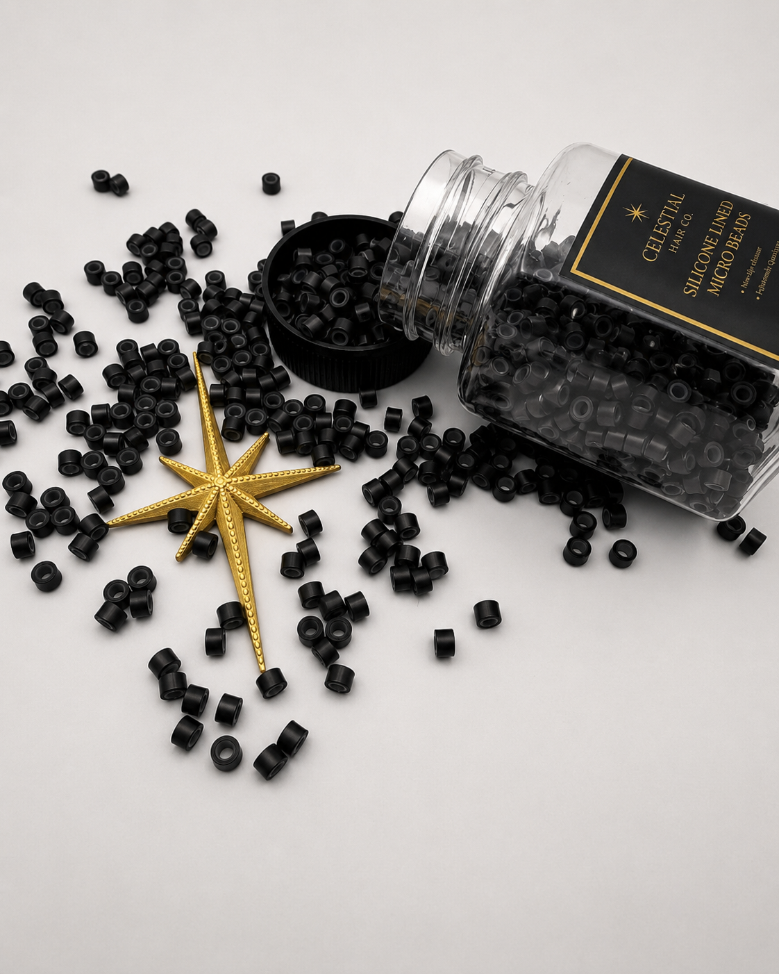 Celestial Silicone-Lined Micro Bead