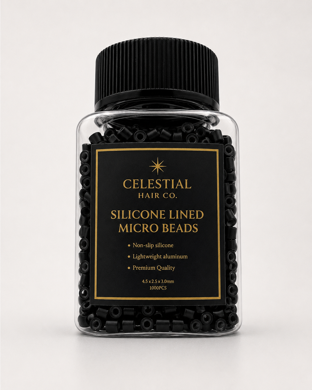 Celestial Silicone-Lined Micro Bead