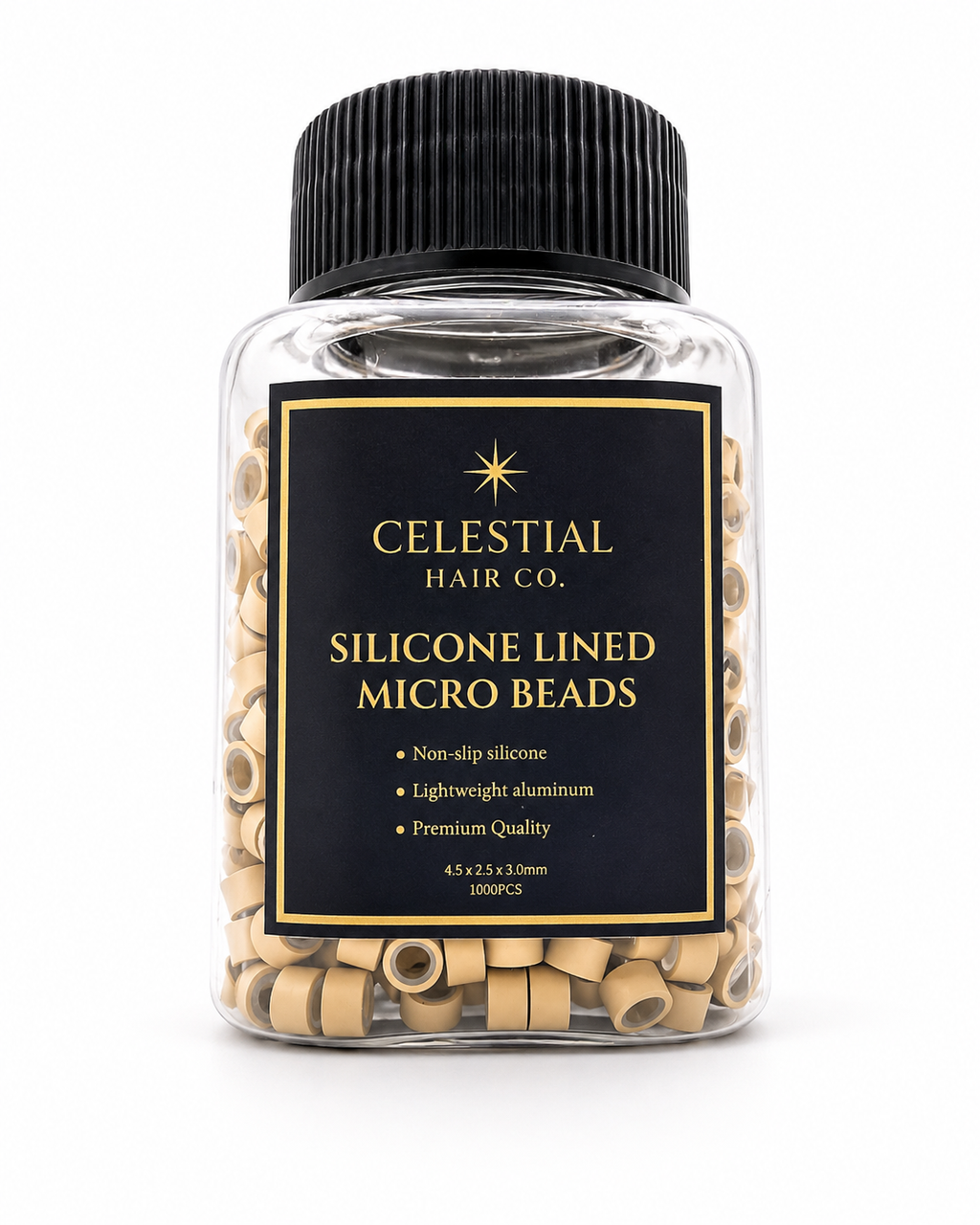 Celestial Silicone-Lined Micro Bead
