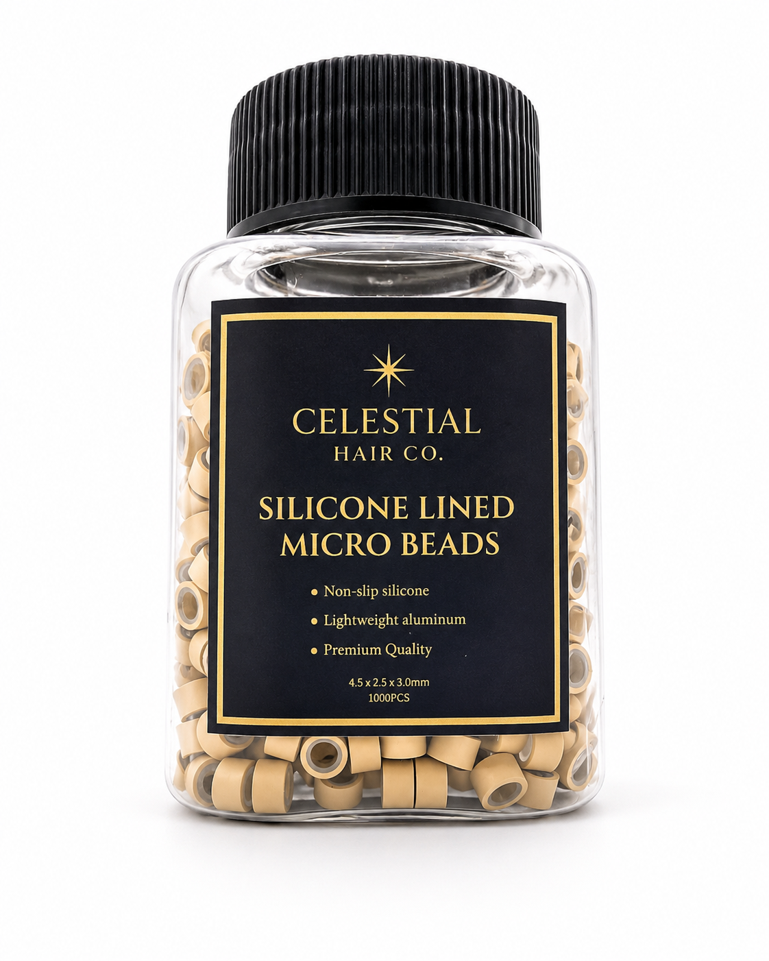 Celestial Silicone-Lined Micro Bead