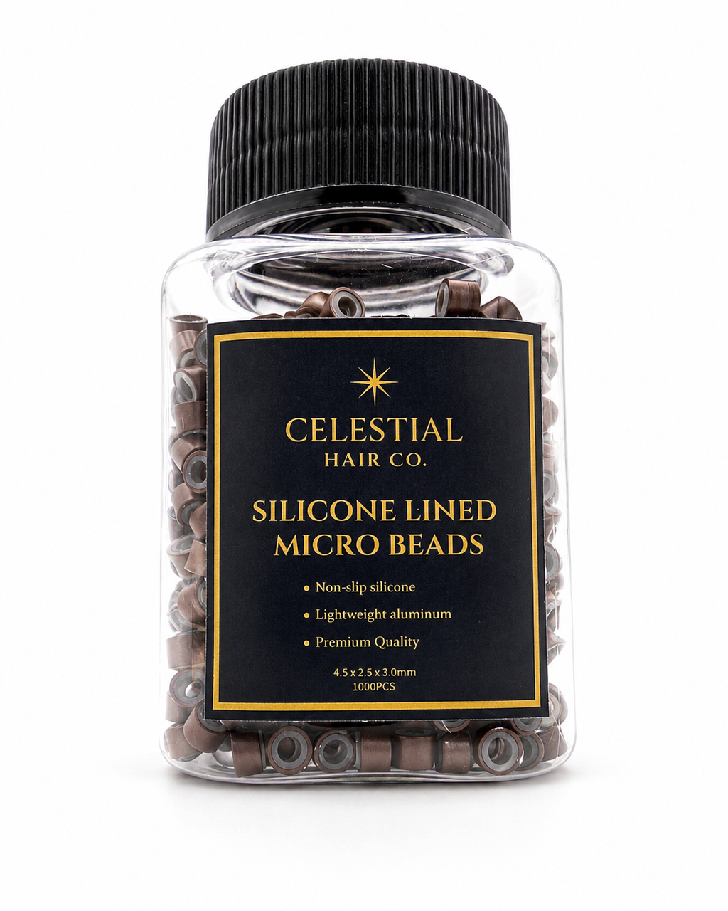 Celestial Silicone-Lined Micro Bead