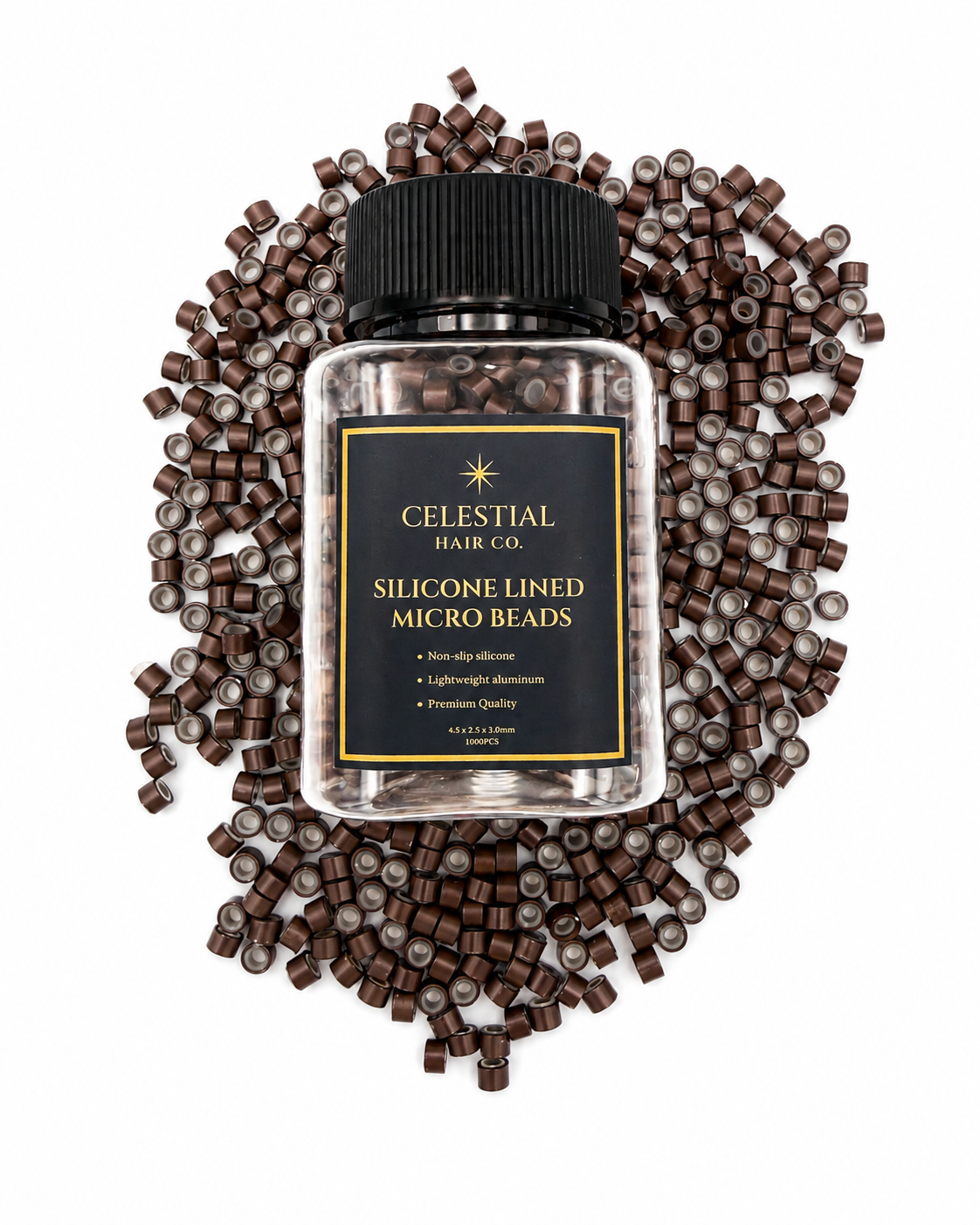 Celestial Silicone-Lined Micro Bead