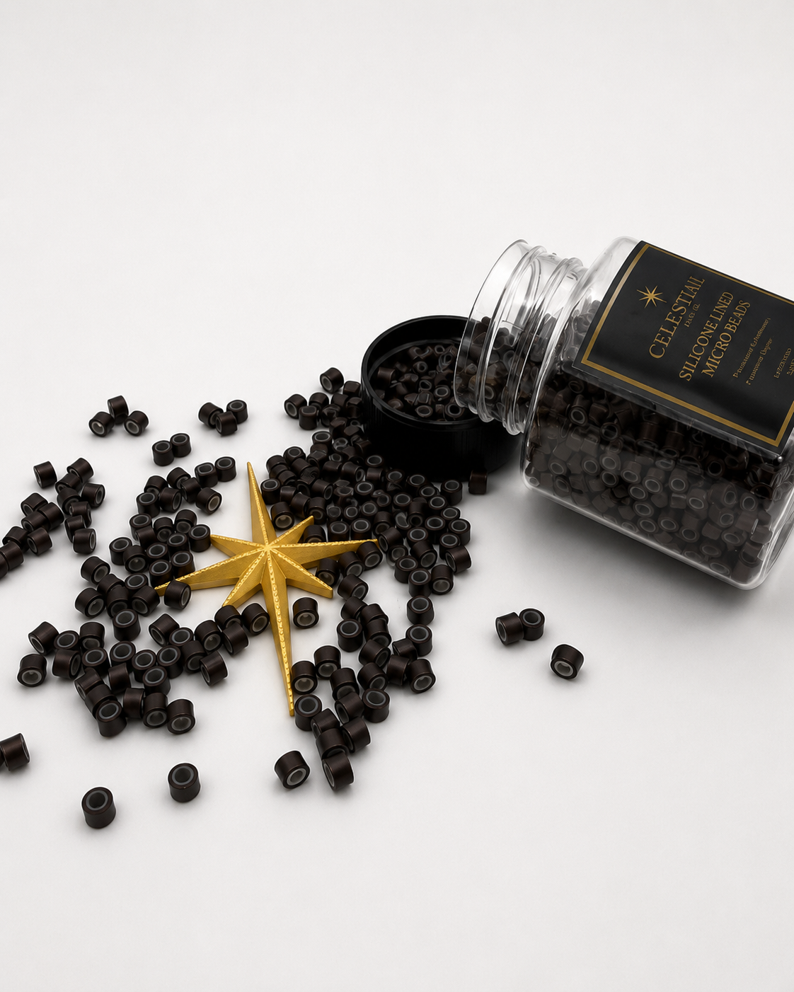 Celestial Silicone-Lined Micro Bead