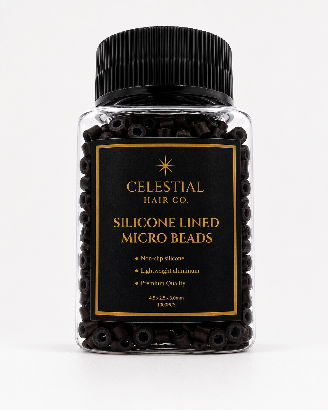 Celestial Silicone-Lined Micro Bead