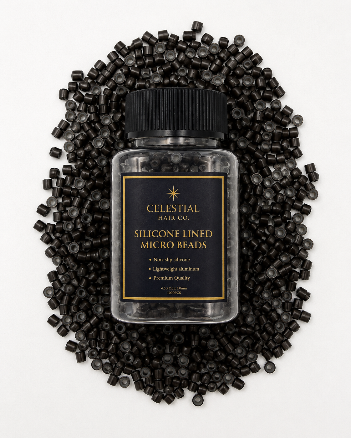 Celestial Silicone-Lined Micro Bead
