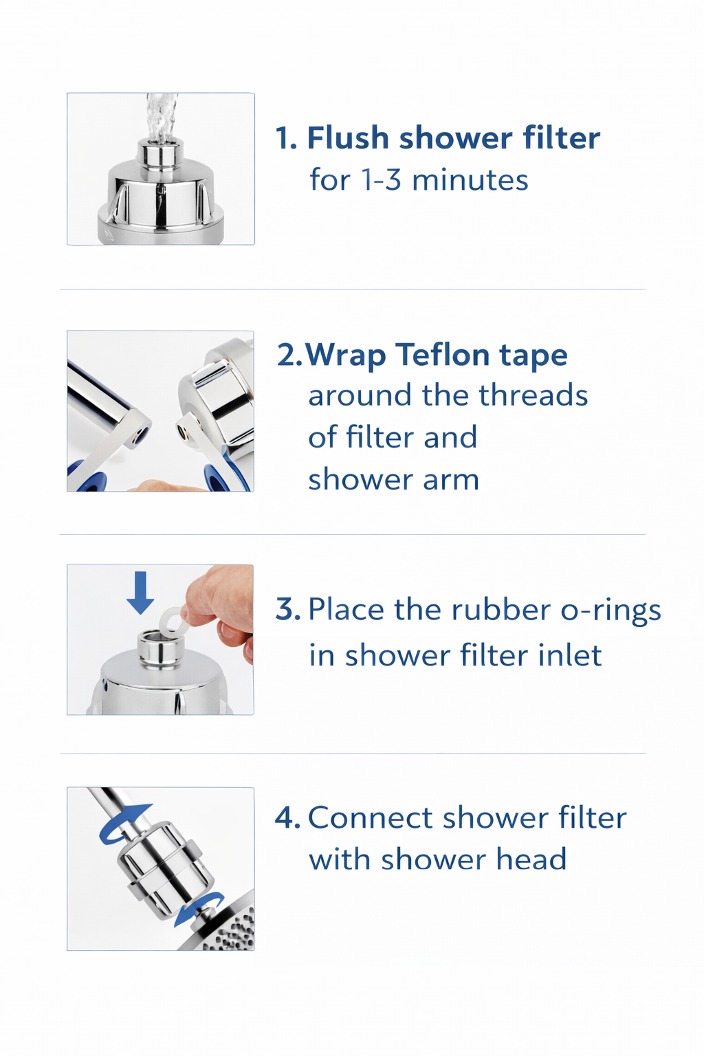 Celestial Luxury Shower Filters