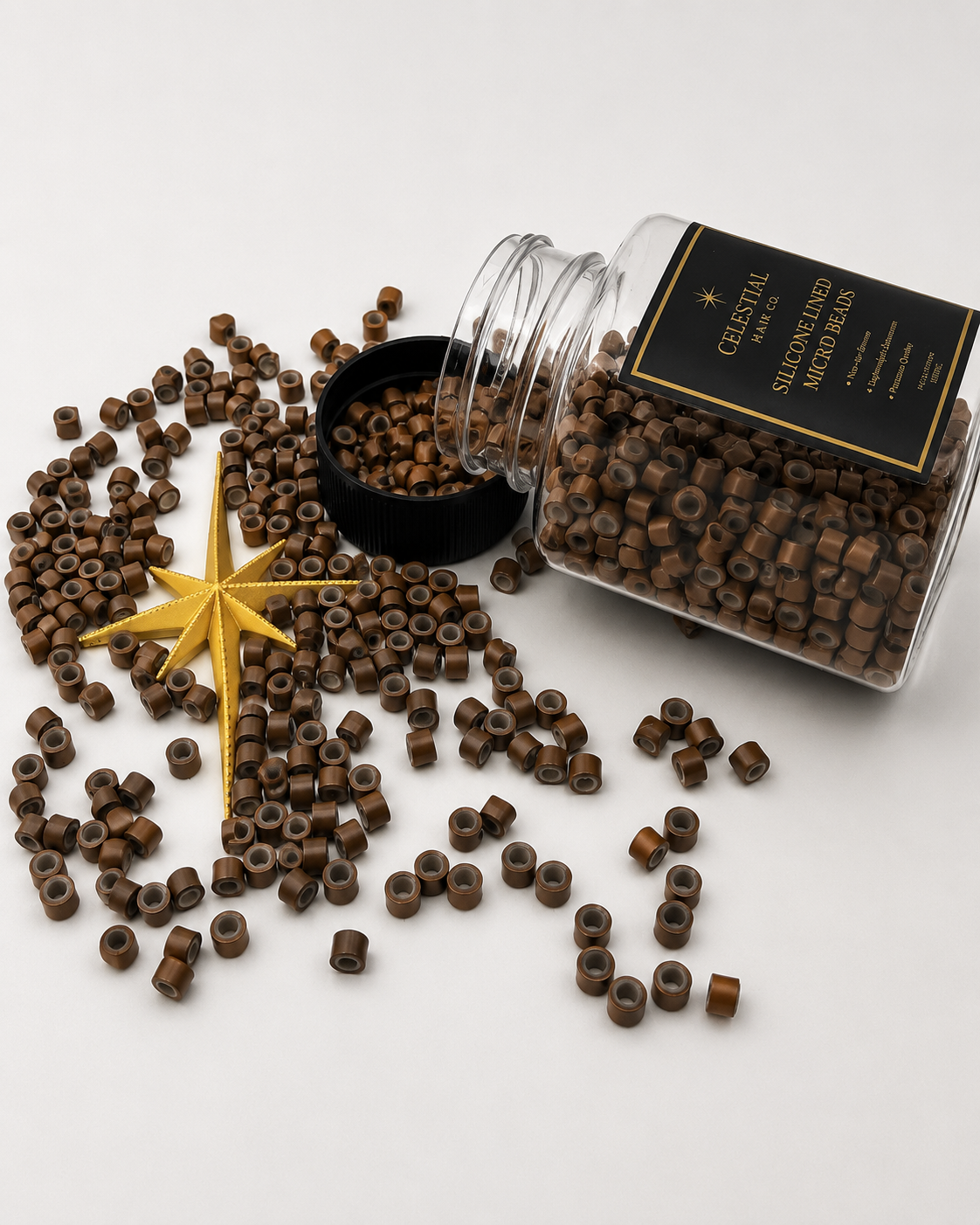 Celestial Silicone-Lined Micro Bead