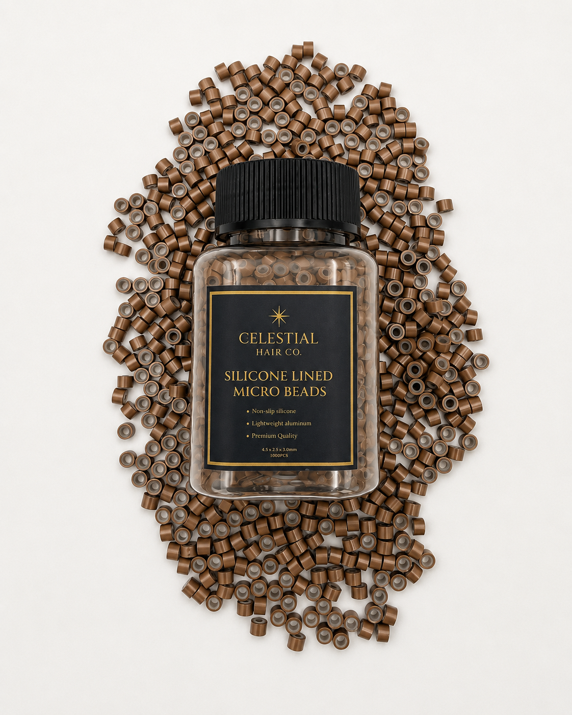 Celestial Silicone-Lined Micro Bead